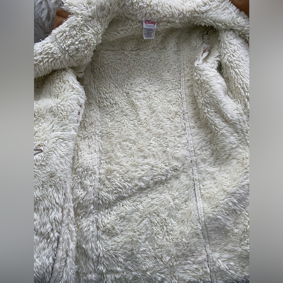 Vintage Disney Tinkerbell Suede Sherpa Jacket XL Y2K - Picture 6 of 10